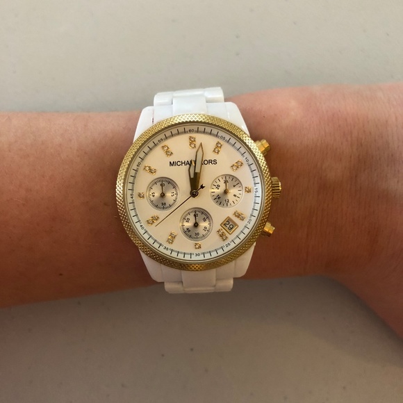 Michael Kors | Accessories | Michael Kors Womens White  display picture 1